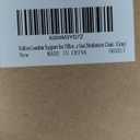 FoKon Ergonomic Back Cushion for Lower Pain Relief, Lumbar Support for Office Chair Back Support for Computer Chairs, Gaming,Home - Working, Improve Posture, Floor Seat,Meditation Chair. (Gray)