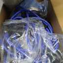 A-Team Performance 8mm Silicone Wire & Silicone Cap Kit for HEI Distributor - Blue - Compatible with Ford FE 332-428 - Distributor Cap Rotor Kit & Ignition Wires