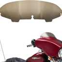 IZX Fit for Harley Touring Street Glide Electra Glide FLHX FLHT FLHTCU Ultra Classic Glide FLHX FLHTK Tri Glide 1996-2013 Motorcycle Windscreen 5" Round Fairing Wind Deflectors Windshield (Yellow)