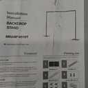 Efavormart 10ft DIY Adjustable Triple Crossbar Kit and Mounting Brackets for Backdrop Stands