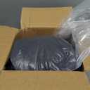 Bean Bag Cover (No Filler), Soft Faux Fur Stuffed Animal Bean Bag Storage, Fluffy Plush Bean Bag Chair Cover Washable, Comfy Bean Bag Covers for Adults Kids Teens, 38"x40" Black