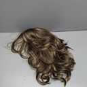 70s Brown Highlight Disco Wig Farrah Fawcett Wigs for Women Lady Natural Synthetic Full Wigs Vintage Cosplay Costume Hair Wig (Mixed Brown)