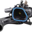 902-812 Engine Coolant Thermostat & Housing w/Gasket Sensor for Mini Cooper R55 R56 R57 2007-2013 Cooper Countryman 2011-2013, 11537534521 11538699290