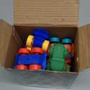 JOYIN Cartoon Cars, Soft Rubber Toy Car Set, Mini Vehicles, Bath Toy Car for Toddlers, Christmas Great Gift for Boys and Girls, Summer Beach and Pool Activity, Party Favors for Kids