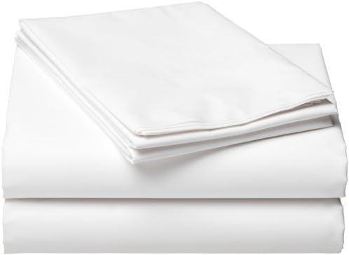 Soft Bed Sheet Set Pure Cotton Quality 800 Thread Count, 17 Deep Pocket 4-Piece Sheet Set Cot Bed White, King