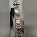 Kolgios 38/40/41/42/44/45/46mm Cool Chain Women Smartwatch Bands Compatible for Apple Watch Bands Series 11/ SE3/10/9/8/7/6/5/4 Stylish Replacement Bracelet for Iwatch S11/10/9 Gift To Her (starlight)