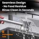 304 Stainless Steel Meat Tenderizer Mallet, Dual Side Meat Hammer Chicken Pounder, Heavy Duty Meat Beater for Steak and Beef, Meat Pounder Kitchen Cooking Mallet Dishwasher Safe