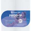 Future Way C1200 Pool Filter Cartridge Replacement for Hayward Star Clear Plus C1200, Replace Pleatco PA120, Hayward CX1200RE, Unicel C-8412, 120 sq.ft