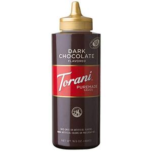 Torani Dark Chocolate Sauce, 16.5 oz, 4 pack