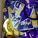 Graduation Decorations 2026 Purple and Gold Graduation Party Decor Set include Congrats Grad Banner Backdrop Class of 2026 Balloons Party Supplies