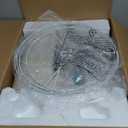 29" Tall Table Lamp for Living Room Set of 2, Coastal Bedside Nightstand Lamps with USB C+A Ports & AC Outlet,3-Way Dimmable Touch Control Retro Blue Desk Lamp for Bedroom, Color 3