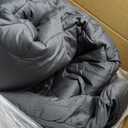 EASELAND King Size Mattress Pad Pillow Cooling Top Mattress Cover Quilted Fitted Protector Cotton Top 8-21" Deep Pocket (78x80 Inches, Dark Grey)