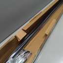 Ivilon Drapery Window Curtain Rod - End Cap Style Design 1 Inch Pole. 48 to 86 Inch Color Black