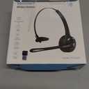 TECKNET Wireless Headset, Bluetooth Headphones with Noise Cancelling Microphone for Trucker, Hand Free Wireless Headset with Mute Mic