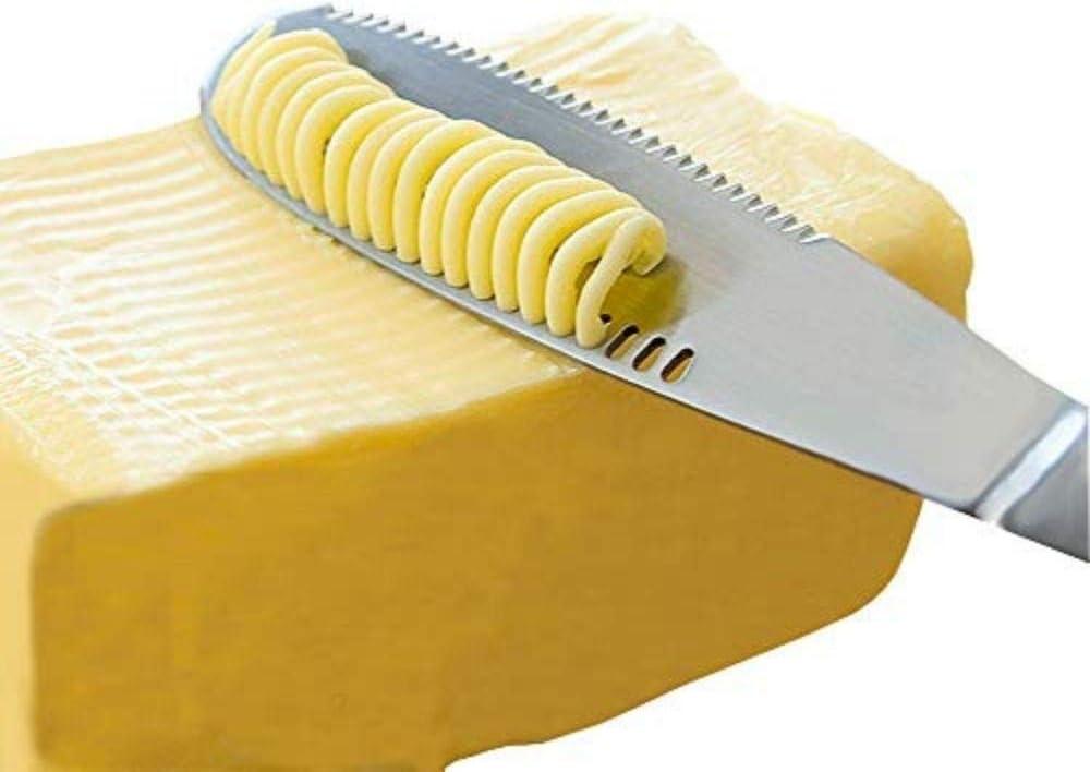 Stainless Steel Butter Spreader, Butter Knife - 3 in 1 Kitchen Gadgets (1)