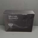 Heated Electric Blanket King Size - 90" x 100" Heating Blanket with Dual Control, 10 Heating Levels & 8 Hours Auto Off, Soft Warm Flannel Blanket, Christmas Birthday Gifts for Senior Grandma (Ash Gray)