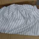 Mellanni King Sheets Set - 4 PC Iconic Collection Bedding - Hotel Luxury, Extra Soft, Cooling Bed Sheets - Wrinkle, Fade, Stain Resistant (King, Pinstripe Gray)