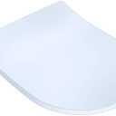 TOTO TSS247R01 Slim D-Shape Closed-front Toilet Seat with SoftClose Cotton