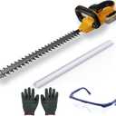 Cordless Hedge Trimmer Compatible with DE-Walt 20V MAX Battery, 22'' Electric Hedge Trimmer Blade, Lightweight Compact Bush Trimmer for Yard & Garden (Tool Only)