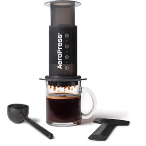 AeroPress Original Coffee Press - All-in-One French Press, Pour-Over & Espresso Style Manual Brewer, 2 Min Brew for Less Bitterness, More Flavor, Small Portable Coffee Maker, Travel & Camping (Standard, Gray)