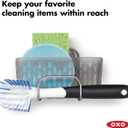 OXO Good Grips Stronghold Suction Sinkware Organizer - Gray, One Size