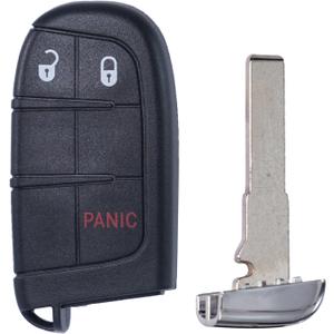 SUPALAND Keyless Entry Remote Control Key Fob Replacement Fits for Jeep Compass 2017 2018 2019 2020 2021 2022 2023 2024 2025 Jeep Proximity Smart Remote Tombstone Type M3N40821302 M3N-40821302