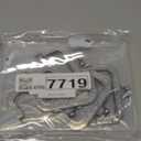 JUPEAN 5 PCS Metal Purse Frame, 3.3 Inch Silver Kiss Clasp Purse Frame, Bag Kiss Clasp Lock for Diy Craft,Purse Making, Bag Making