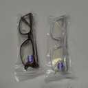 Gaoye 2-Pack of Reading Glasses - Blue-Light Filter, UV Protection - Readers with Rectangle Frames