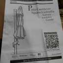 Aoodor 10 ft. Patio Offset Hanging Umbrella with Base Stand