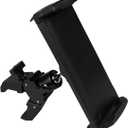 Golf Cart Tablet Holder, Length Adjustable/360 Rotatable Golf Cart Pole Stand Clamp for iPad Pro 11 12.9, Galaxy Tab, 4-13'' Devices, Heavy Duty Golf Tablet Phone Mount, Square Clip