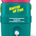 Igloo 2-Gallon Retro Party Water Jug Cooler, Jade