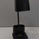 Desk Lamp for Home Office, with USB Charging Port & Pen Holder, Touch Control Dimmable, Perfect for Study, Reading, Work - Black