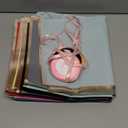 100 Sheets Flower Wrapping Paper with Pure Color Flower Bouquet Wrapping Paper for Waterproof DIY Crafts Packaging, 22.8x22.8 inch (10 Colors) with 3 Ribbons