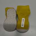 Petit Tummy - Simple Baby Toddler Sneakers Non-Slip Walking Shoes for Kids Boys and Girls, Stylish Indoor Outdoor Cotton Easy Pull-On Outerwear Shoes Socks with Logo Size 18-19