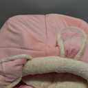 Lcybem Cat Beds for Indoor Cats - Rabbit-Shaped Cat Cave Bed with Hanging Toy,Super Soft Calming Pet Bed for Kitten,Small Dog,Warm Plush&Machine Washable&Removable Cotton Pad,cat Hideaway (XL)