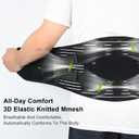 DOKIBI Back Brace for Lower Back Pain Relief,Lumbar Waist Support for women,Lower Back with 3D Lumbar Pad for Work Sports Sciatica, Scoliosis(BlackM) (Medium)