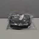 Vlando Medium Makeup Cosmetic Organizer Case Portable Storage Bag with Adjustable Dividers for Makeup Brushes Girls Women Friend Black