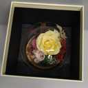 Regalo Flor Preserved Roses & Fresh Flowers Bouquet – Gift for Women, Roses that Last Forever, Flowers for Delivery Prime, Champagne Roses – Birthday, Mother’s Day & Christmas