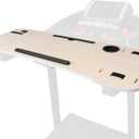 KELIXU 39" Treadmill Desk Attachment, Universal Walking Laptop Holder Desk Ergonomic Platform Workstation for Treadmill with Cup Holder, Laptop/Tablet Stand (White)