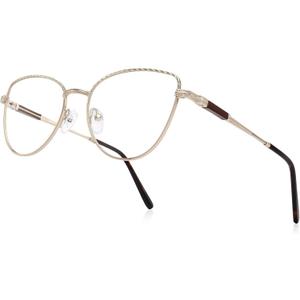 RB. Pilot Retro Cateye Reading Glasses for Women Blue Light Blocking Computer Glasses Spring Hinge Readers
