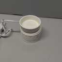 Wax Melt Warmer,Electric 3-in-1 Wax Melter,Ceramic Candle Wax Warmer Burner for Scented Waxs,Candle Warmer Scent Oil Burner Home Aromatherapy-White