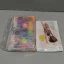 Temporary Glitter Tattoo Kids, Eleanore's Diary 31 Glitter Colors,165 Unique Stencils,2 Glue,4 Brushes,Adults & Kids Arts Glitter Make Up Kit, Gifts for Girls Boys Birthday Party Summer Festival