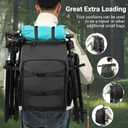 STARTRC VCR Camera Backpack Professional Bag 40L DSLR/SLR Mirrorless Travel Case Photography Tactical Compartment Compatible with Canon/Nikon/Sony Camera Holder Tripod Lens Laptop