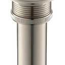 Vessel Sink Drain Without Overflow - Bathroom Sink Drain Stopper - Pop Up Drain All Metal - Big Cap Fit for Vessel or Undermount Sink,Brushed Nickel,YDPOP-1