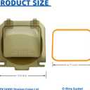 SPX1600D Strainer Cover Lid for Compatible with Hayward Super Pump SP1600X5 SP1605X7 SP1607X10 SP1608X10 SP1610X15 SP1611X15 SP1616X20 SP1621X25 Replacement for Hayward Pool Pump lid