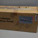 Mloong Kids Step Stool Foldable for Bathroom Sink, Easy Folding Non-Slip Bathroom Stool Toilet Potty Training, Adjustable Toddler Ladder Kitchen Counter Helper