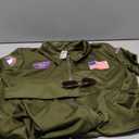 fun shack Womens Fighter Pilot Costume, Flight Attendant Costumes Women, Halloween Costume Women, Pilot Costumes Womans (Small)