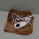 Deepsoon Heating Pad,Electric Heating Pads for Back,Neck,Abdomen,Moist Heating Pad for Shoulder,Knee,Arms,Legs,Dry/Moist Heat & Auto Shut Off,Christmas Gifts for Men and Women,Brown,33x17 Inch