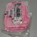 Fashion Lunch Bag for Women Pink Floral Reusable Drawstring Insulated Lunch Bag, Leakproof Stain-Resistant Large Capacity Tote Bags Grocery Shopping Bags for Work Picnic Travel