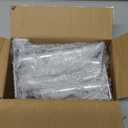 Silver Metal Furniture Legs Heavy Duty Straight Furniture Feet DIY Modern Replacement Legs for Cabinet Sofa Couch Chair-Set of 4 (Silver, 8")